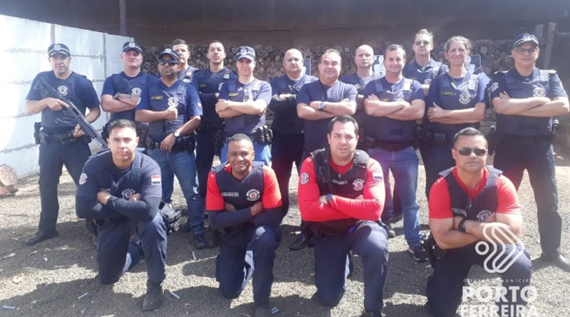 Guardas civis municipais passam por estágio de qualificação profissional