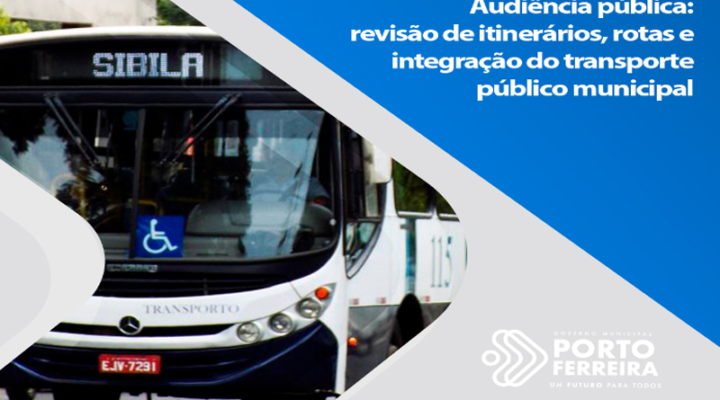 Audiência pública vai apresentar revisão de itinerários, rotas e integração do transporte público municipal