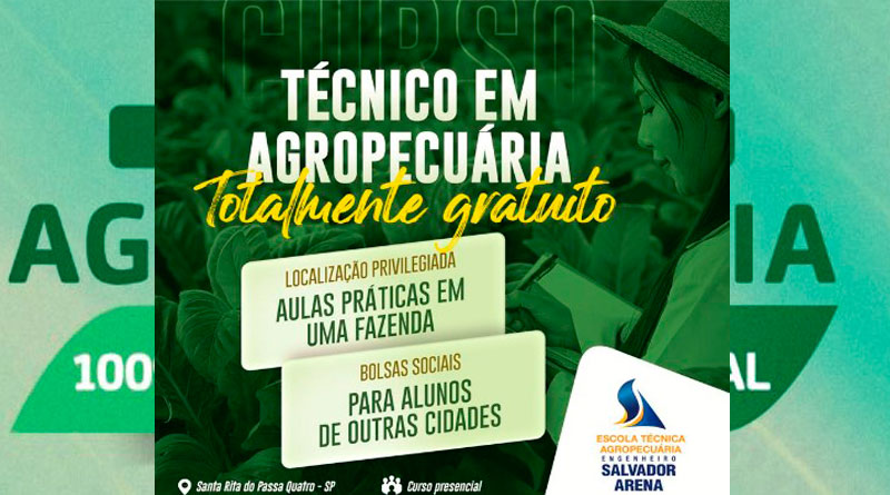 IFTM  Curso gratuito Técnico em Agropecuária no Campus Patrocínio