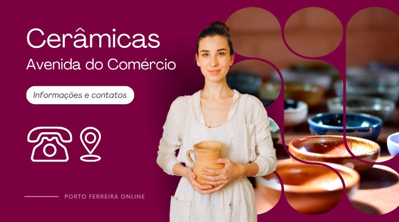 Cerâmicas lojas na Avenida do Comércio
