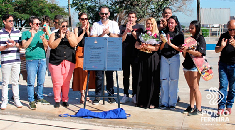 Cerimônia marca inauguração do Skatepark Lourenço Valente, na Vila Real