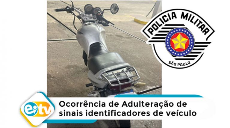 Ocorrência de Adulteração de sinais identificadores de veículo