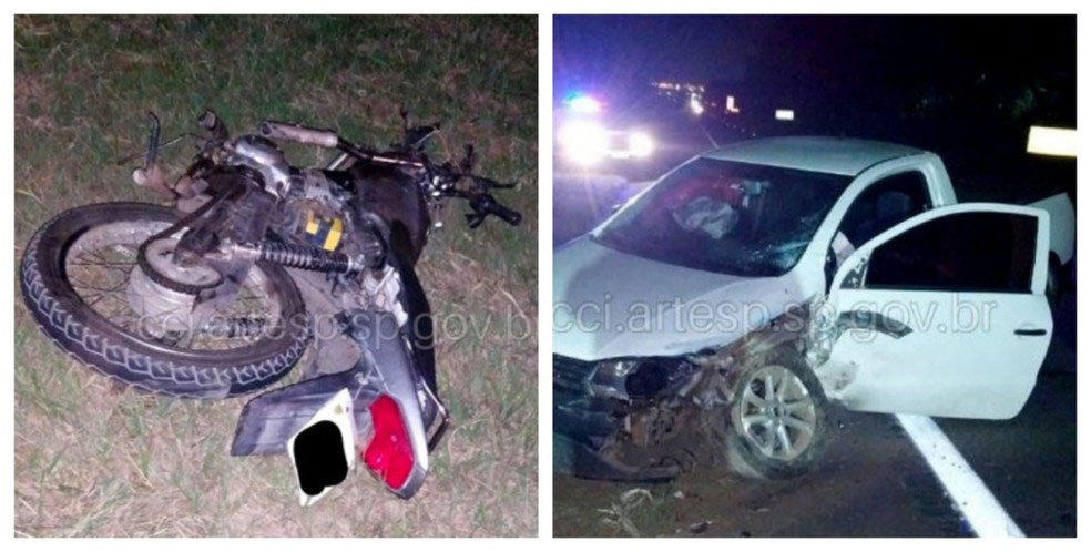 Motociclista morre após ser atingido por carro na SP-215 em Porto Ferreira.