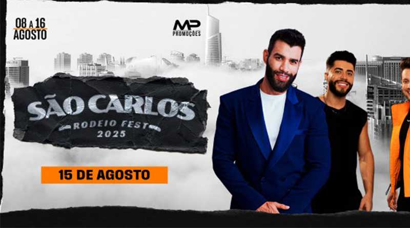 São Carlos Rodeio Fest 2025 será realizado entre os dias 8 e 16 de agosto e promete ser um marco no interior paulista.