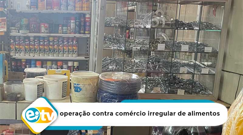 Polícia Civil e Vigilância Sanitária realizam operação contra comércio irregular de alimentos em Tambaú