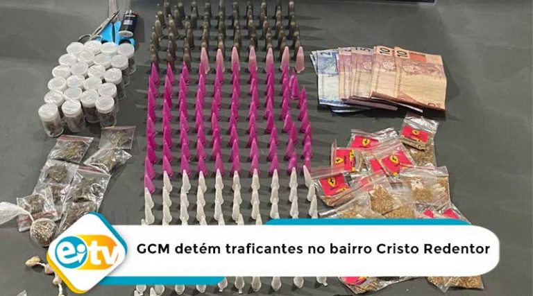 GCM detém 2 menores traficando no bairro Cristo Redentor