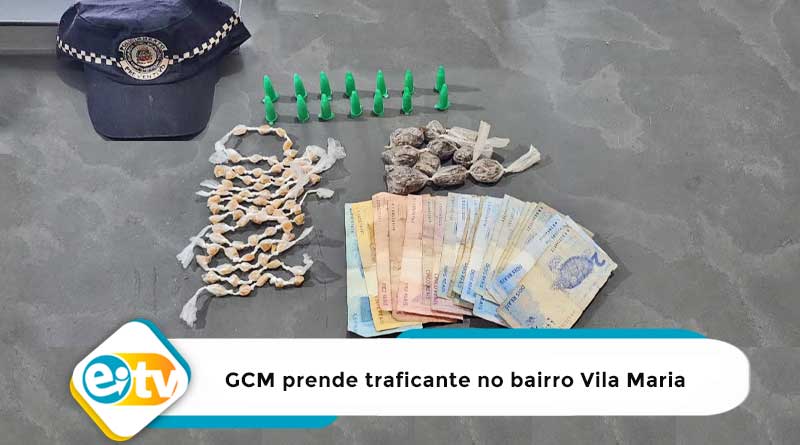 GCM prende traficante no bairro Vila Maria