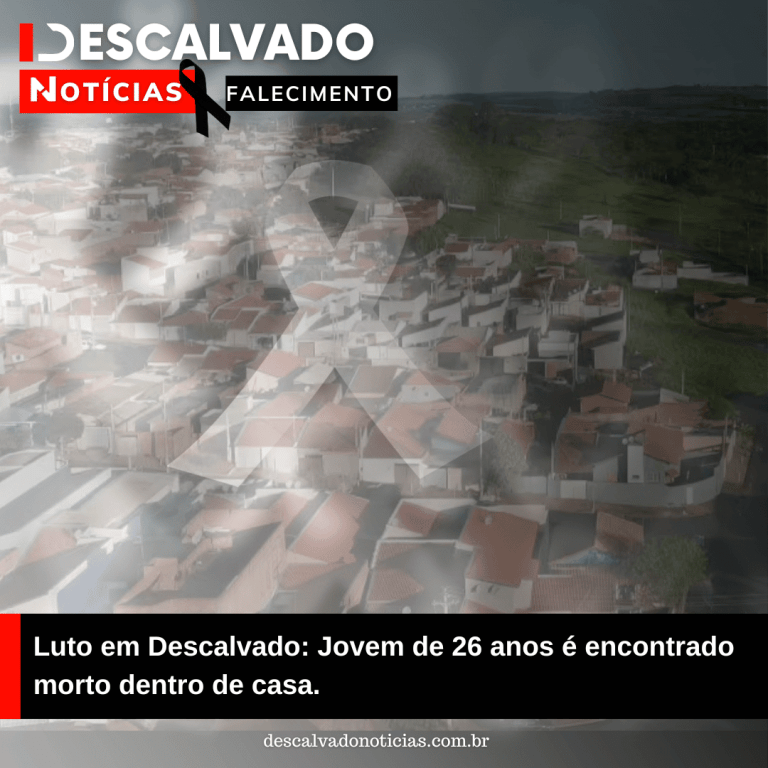 Luto em Descalvado: jovem de 26 anos é encontrado morto dentro de casa