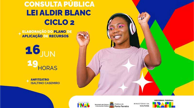Cultura realiza consulta pública sobre o Plano de Aplicação de Recursos (PAR) da Lei Aldir Blanc