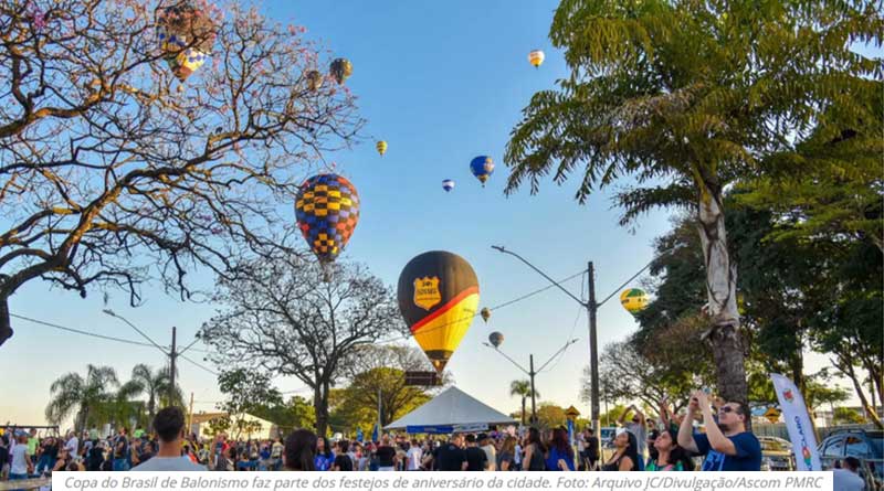 Rio Claro se prepara para receber a Copa do Brasil de Balonismo 2025
