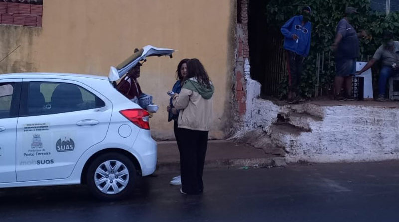 Prefeitura de Porto Ferreira intensifica ações de proteção a pessoas em situação de rua durante o inverno.