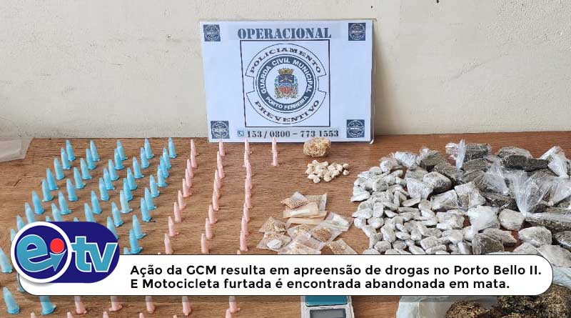 Ação da GCM resulta em apreensão de drogas no Porto Bello II