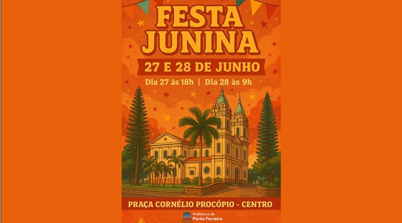 Secretaria de Cultura e Economia Criativa anuncia Festa Junina na praça Cornélio Procópio