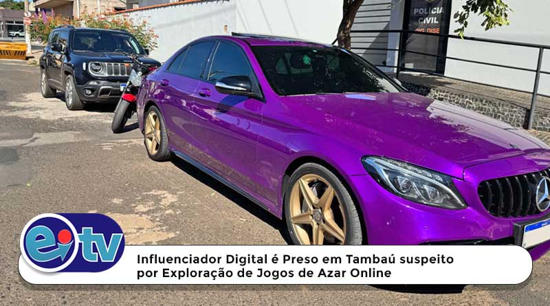 Influenciador Digital é Preso em Tambaú suspeito por Exploração de Jogos de Azar Online