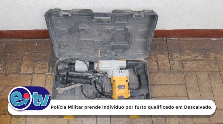 Polícia Militar prende indivíduo por furto qualificado em Descalvado.