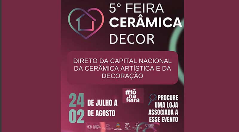 Feira Cerâmica Decor movimenta Porto Ferreira com descontos e mais de 40 lojas participantes