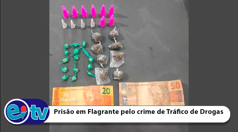 Prisão em Flagrante pelo crime de Tráfico de Drogas