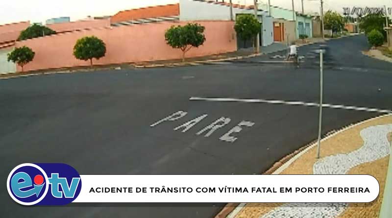 ACIDENTE DE TRÂNSITO COM VÍTIMA FATAL EM PORTO FERREIRA.