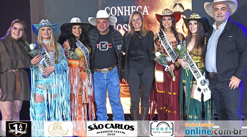 Brilho, beleza e emoção marcam a escolha da Rainha do São Carlos Fest 2025