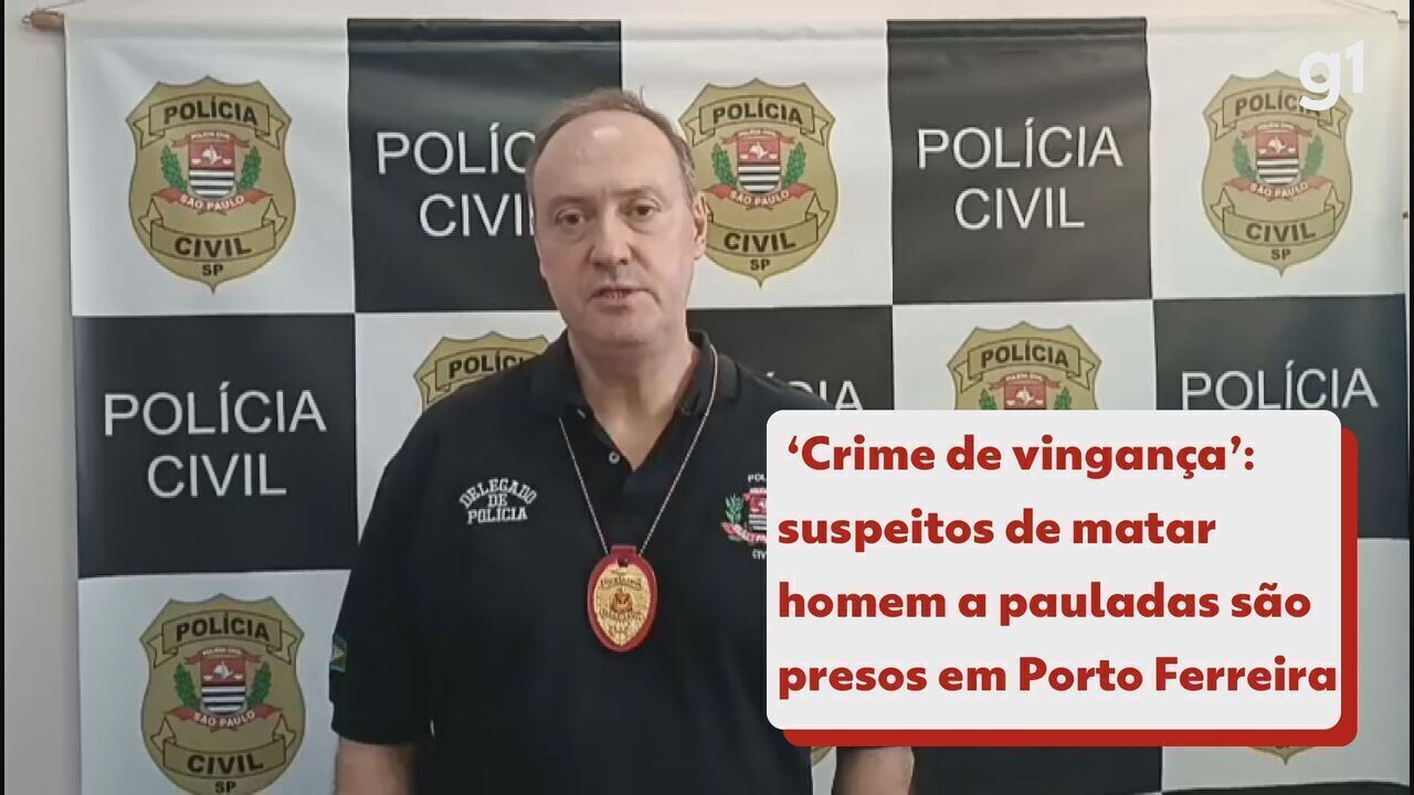 Presos suspeitos de matar homem a pauladas e jogar corpo em rio em Porto Ferreira