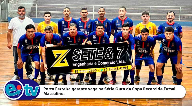 Porto Ferreira garante vaga na Série Ouro da Copa Record de Futsal Masculino