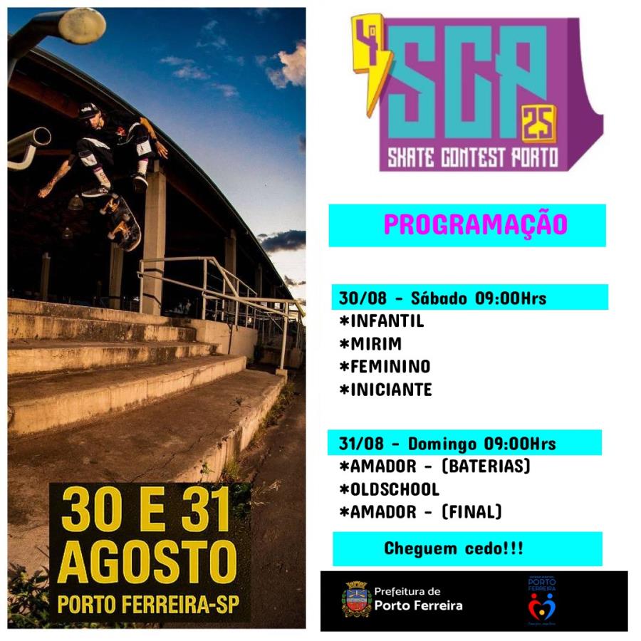 Skate Contest Porto 25 acontece neste final de semana na pista da Vila Real