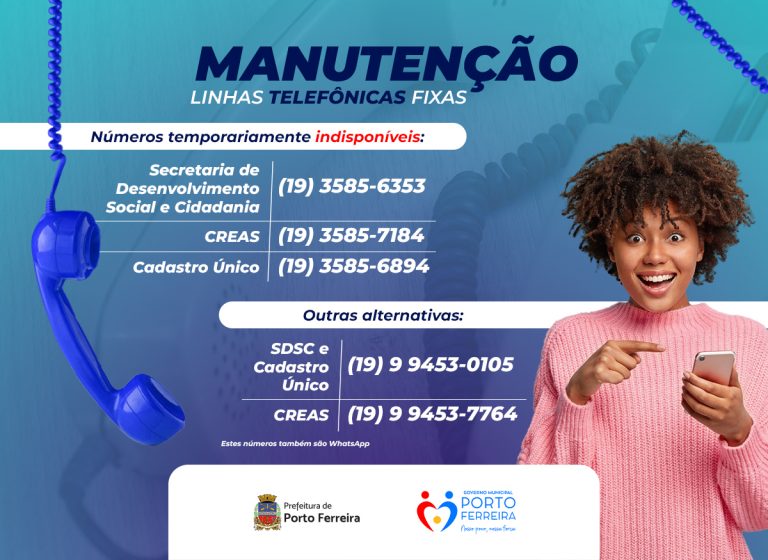 Comunicado importante: novos canais de atendimento da Assistência Social