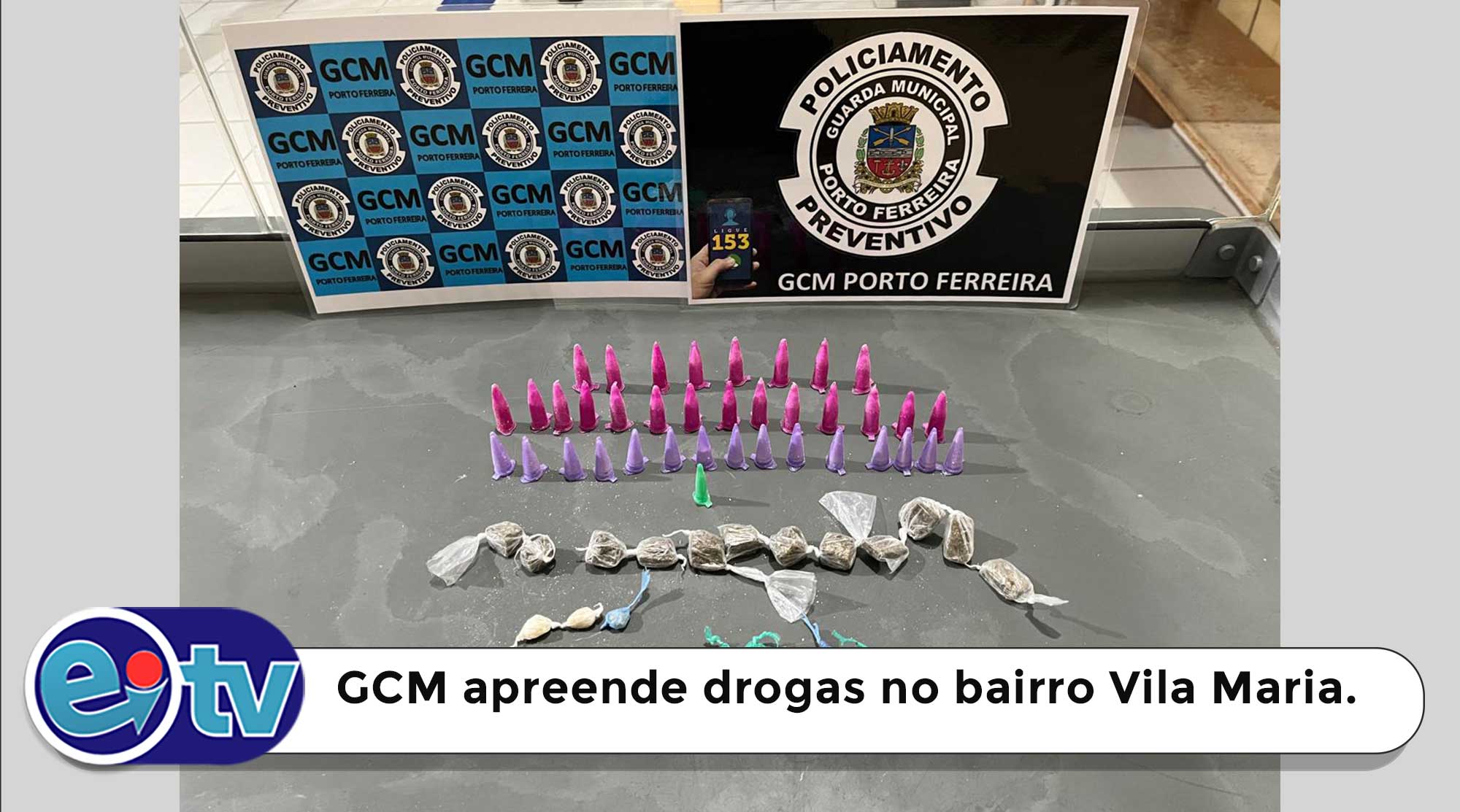 GCM apreende drogas no bairro Vila Maria