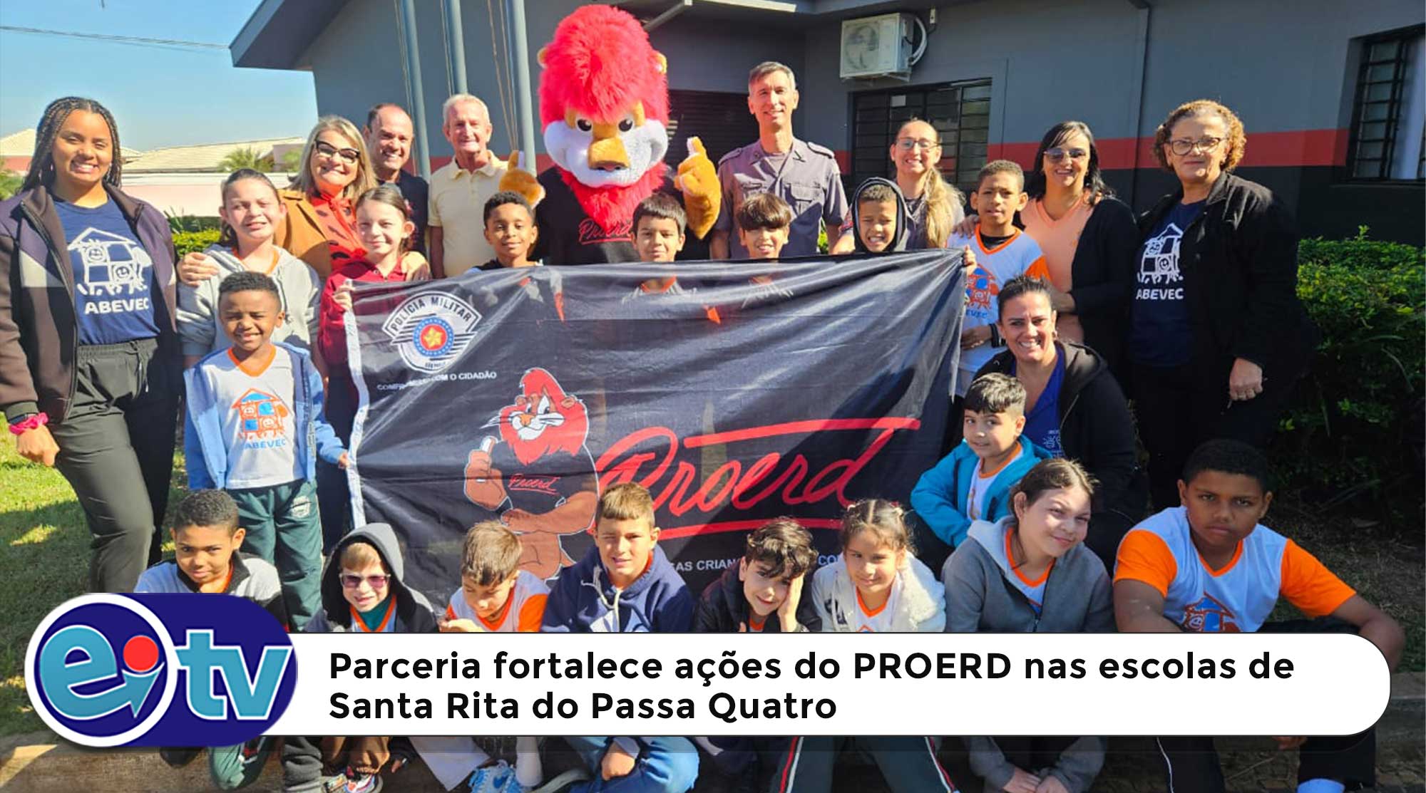 Parceria fortalece ações do PROERD nas escolas de Santa Rita do Passa Quatro