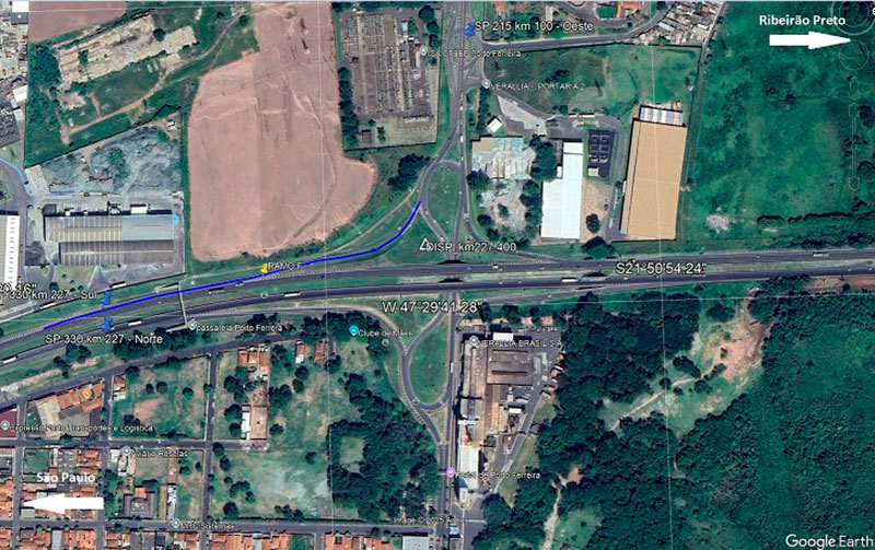 Arteris Intervias informa interdição de alça de acesso à Rodovia Anhanguera, em Porto Ferreira