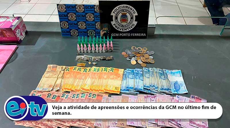 Veja a atividade de apreensões e ocorrências da GCM no último fim de semana