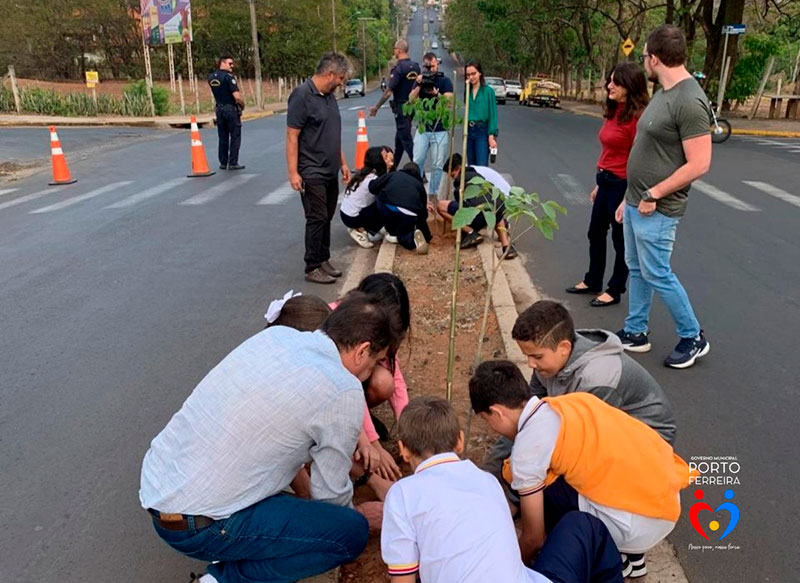 Semaz promove melhorias no trânsito, na limpeza urbana e celebra o Dia da Árvore com plantio de mudas