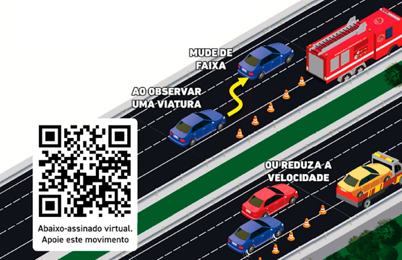 Arteris ViaPaulista e Intervias promovem ação do Afaste-se pela segurança de quem trabalha nas rodovias