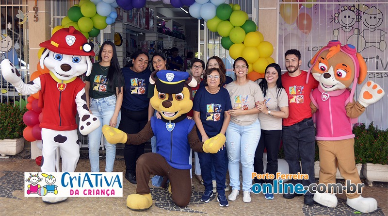 Patrulha Canina na Loja Criativa da Criança