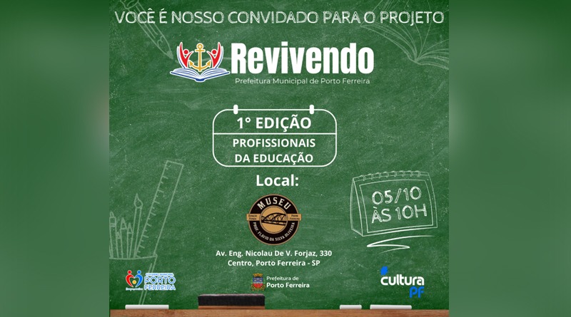 Prefeitura realiza a 1ª edição do Projeto Revivendo, com homenagem aos profissionais da Educação