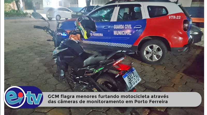Câmeras de segurança ajudam GCM a recuperar motocicleta furtada e identificar do [...]