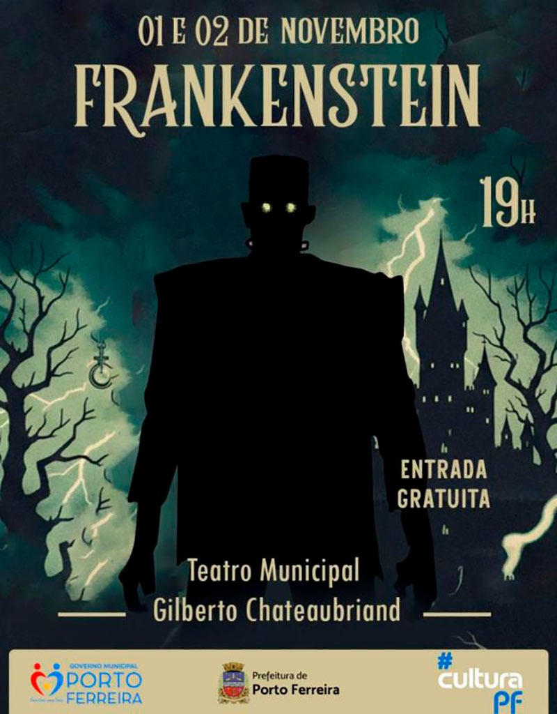 Espetáculo “Frankenstein” será apresentado neste fim de semana no Teatro Municip [...]