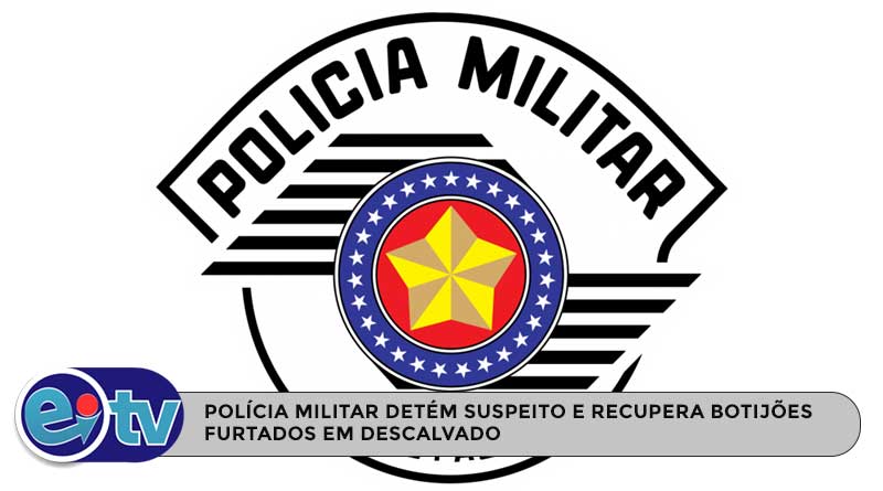Polícia militar detém suspeito e recupera botijões furtados em Descalvado