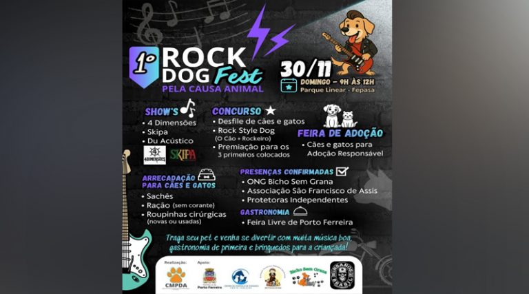 Conselho Municipal de Proteção e Defesa Animal e parceiros realizam o 1º Rock Do [...]