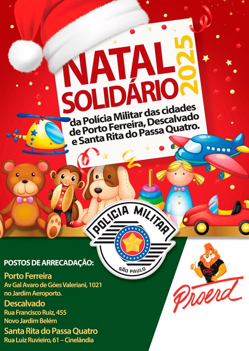 Polícia Militar lança a Campanha “Natal Solidário 2025
