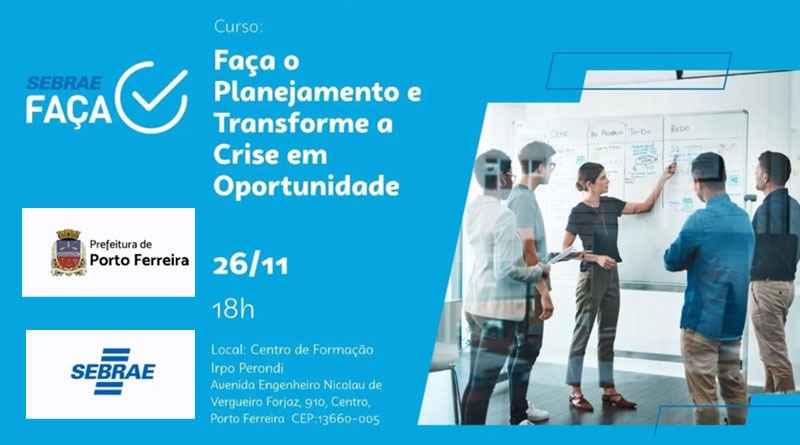 Prefeitura e Sebrae promover oficina gratuita sobre planejamento para empreended [...]