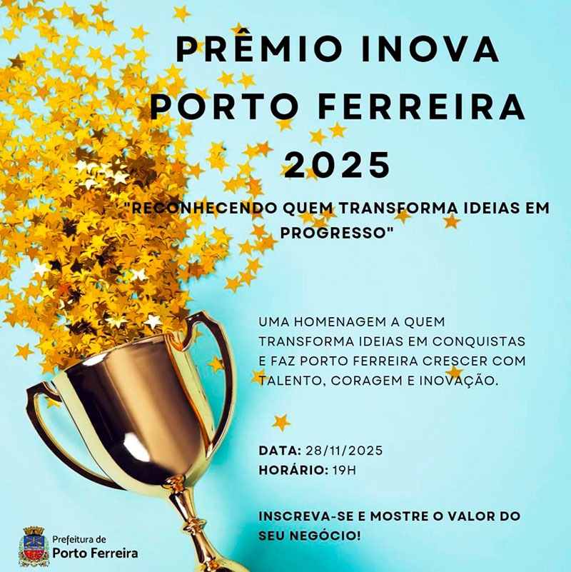 Empresas têm até o dia 21/11 para se inscrever nas categorias do Prêmio Inova Po [...]