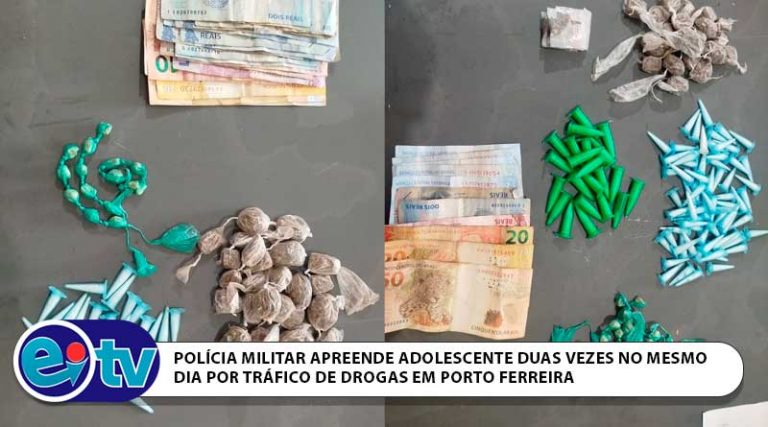 POLÍCIA MILITAR APREENDE ADOLESCENTE DUAS VEZES NO MESMO DIA POR TRÁFICO DE DROG [...]