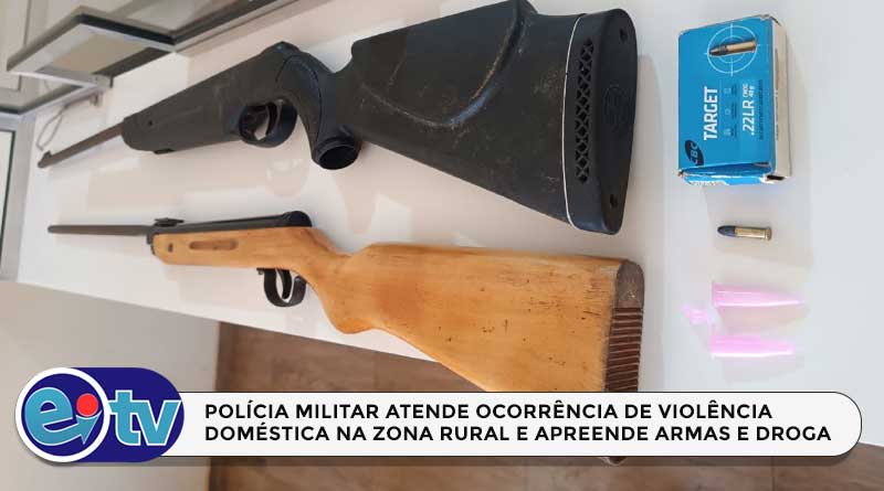 POLÍCIA MILITAR ATENDE OCORRÊNCIA DE VIOLÊNCIA DOMÉSTICA NA ZONA RURAL E APREEND [...]