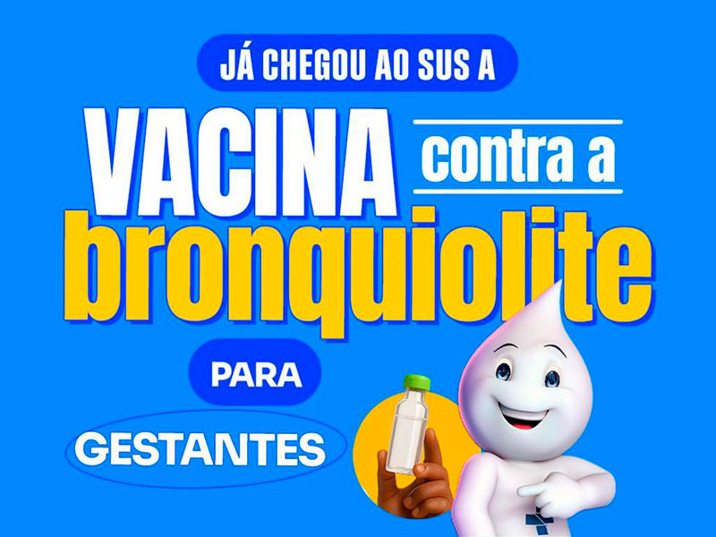 Aplicação da vacina contra bronquiolite para gestante a partir da 28ª semana de gestação tem início nesta terça-feira