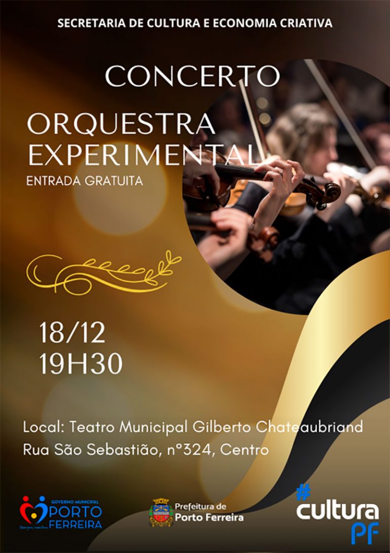 Orquestra Experimental apresenta concerto gratuito no Teatro Municipal nesta qui [...]
