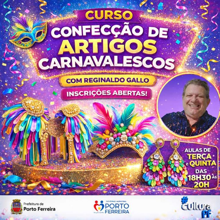 Secretaria de Cultura abre inscrições para curso de confecção de artigos carnava [...]