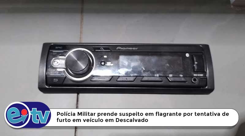 Polícia Militar prende suspeito em flagrante por tentativa de furto em veículo e [...]