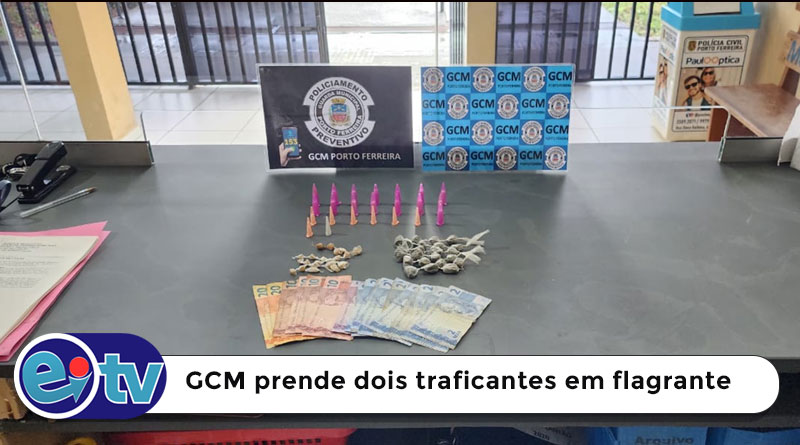 GCM prende dois traficantes em flagrante