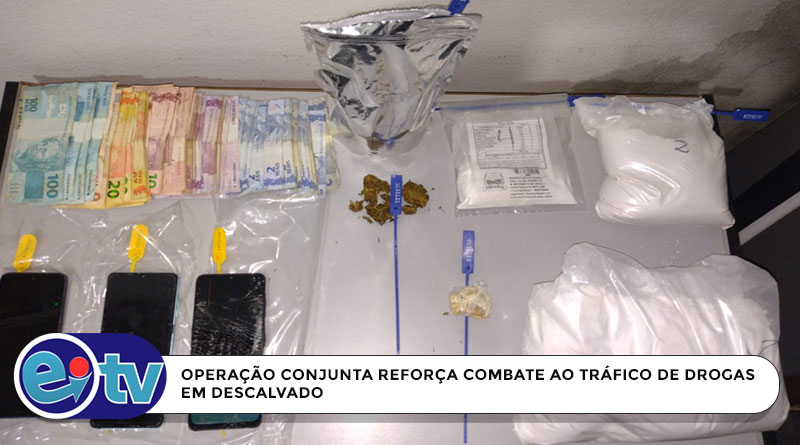 OPERAÇÃO CONJUNTA REFORÇA COMBATE AO TRÁFICO DE DROGAS EM DESCALVADO